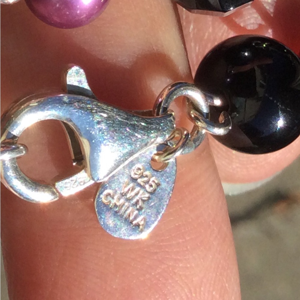 925 Sterling Silver Perl Necklace